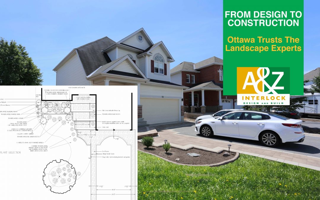 Interlock Driveway Extension, Front Entrance & Garden