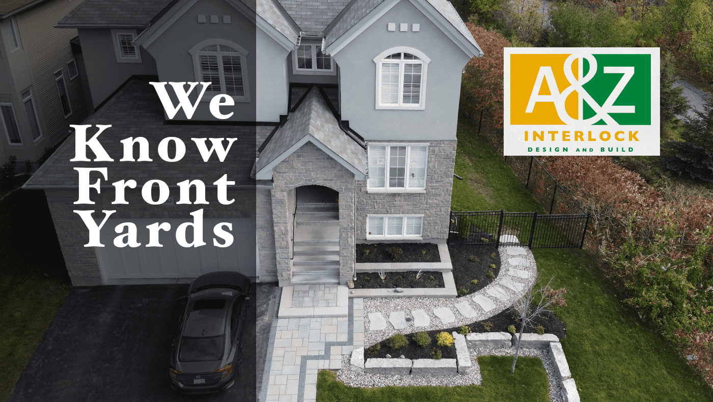 front yard landscape renovation featured image