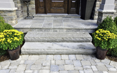 Different types of natural stone pavers