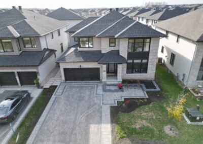 interlock driveway praject done by A&Z Interlock in the Ottawa area